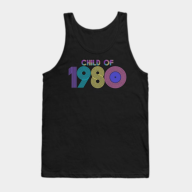 Born to Shine: Child of 1980! Tank Top by bobacks